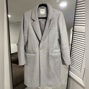 Abercrombie & Fitch Wool Blend dad coat